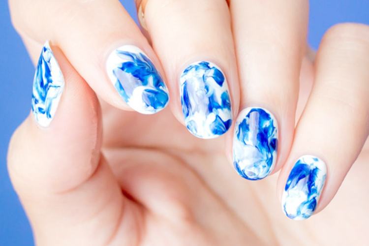 3. Step-by-Step Tutorial for Trendy Marble Nail Art - wide 5