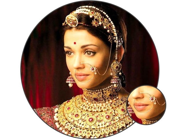 Der Bollywood-Nasenring ist ein Must-Have-Mode-Accessoire  