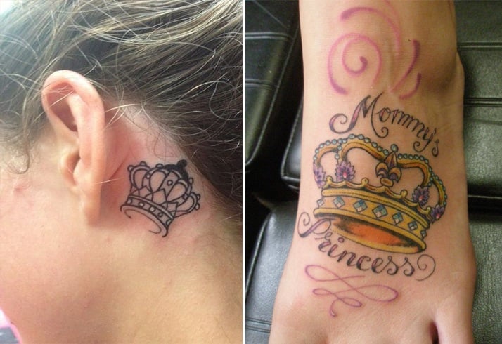 Princess Crown Tattoo