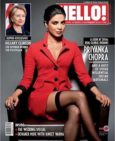 Priyanka Chopra On Hello Magazine