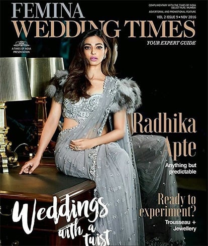 Radhika Apte On Femina Wedding Times