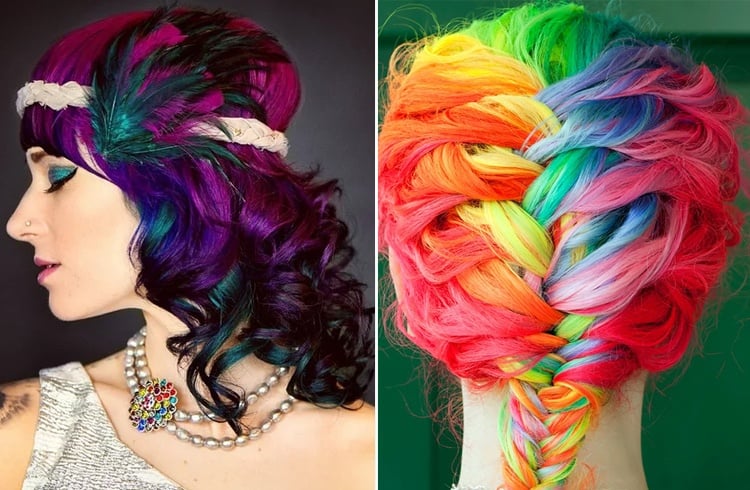 Rainbow Hair Color Ideas