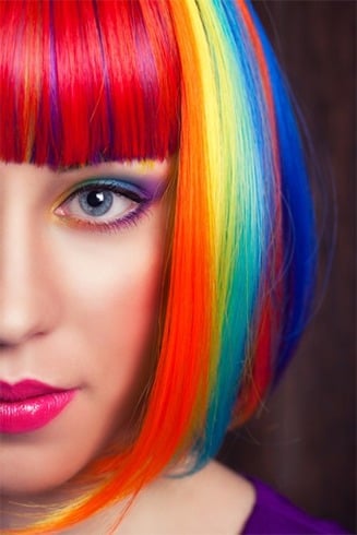 Rainbow Hair Tutorial
