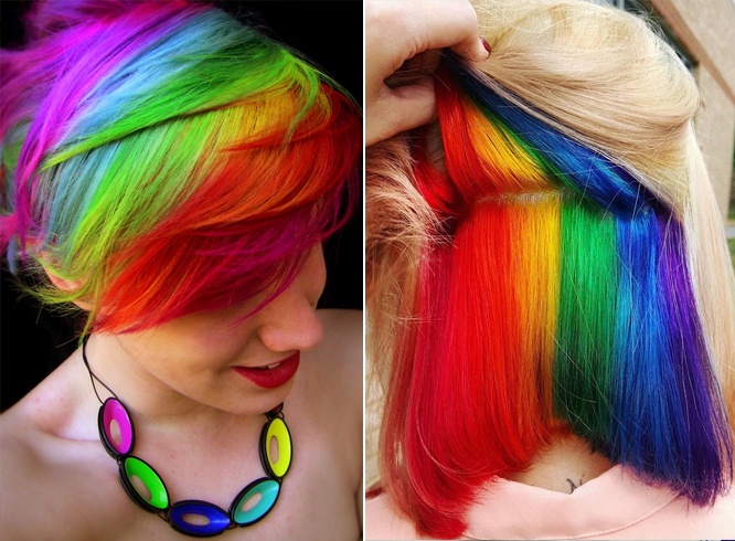 Secret Rainbow Hair