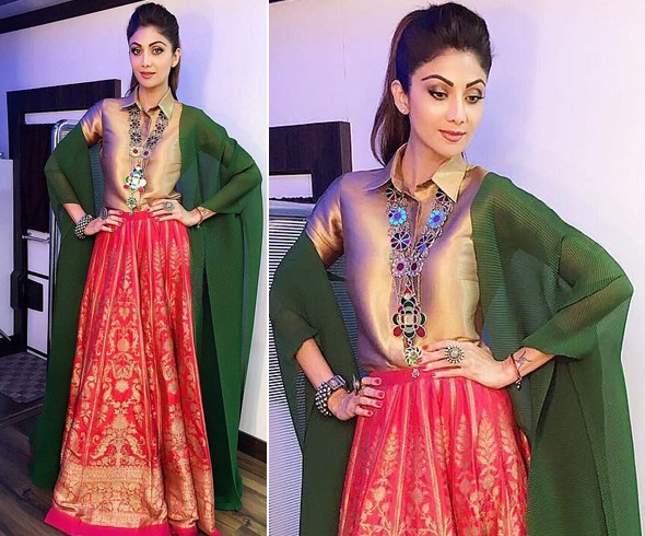 Shilpa Shetty Manish Malhotra Outfit