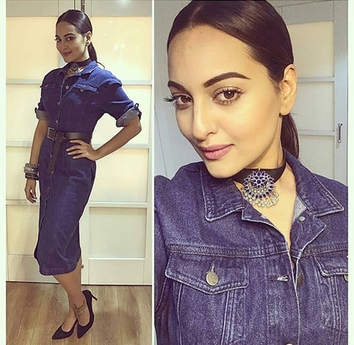 Sonakshi Sinha Denim Styles