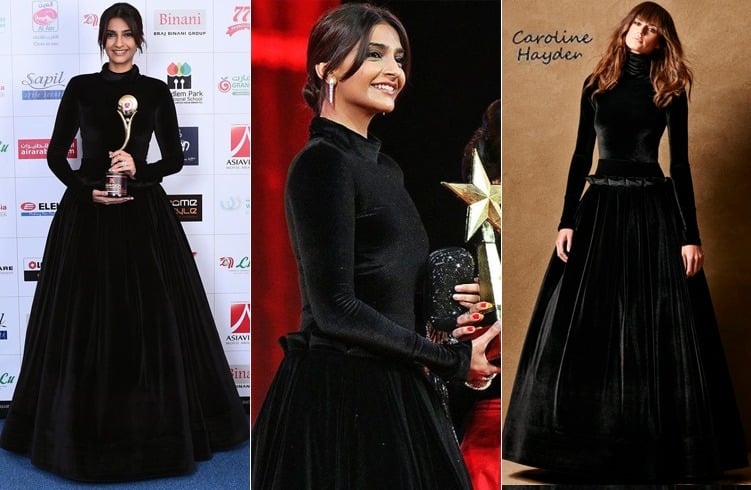 Sonam Kapoor in Caroline Hayden