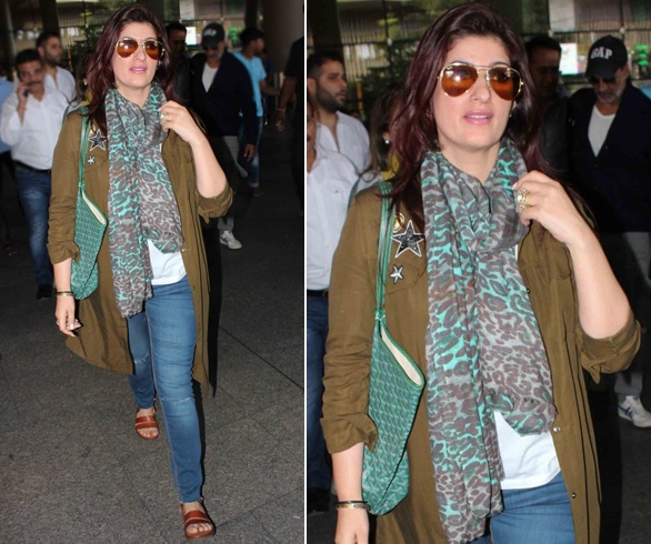 Twinkle Khanna Airport Styles