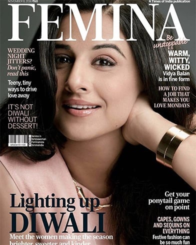 Vidya Balan On Femina