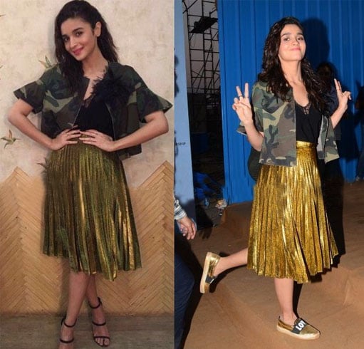 Alia Bhatt pepping up her rock concert style