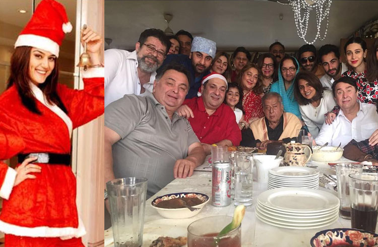  Bollywood ladies celebrating Christmas Party