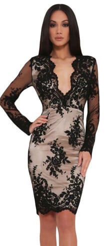 New Year Party Black Dress For Women