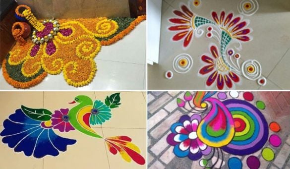 New Year Rangoli Designs