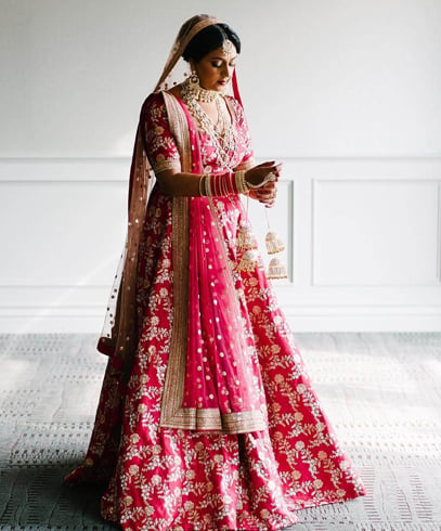 Power Pink Lehenga For Wedding