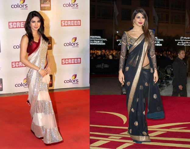 Priyanka Chopra on Bollywood Red carpet