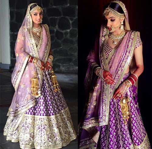 Purple Lehenga For Wedding