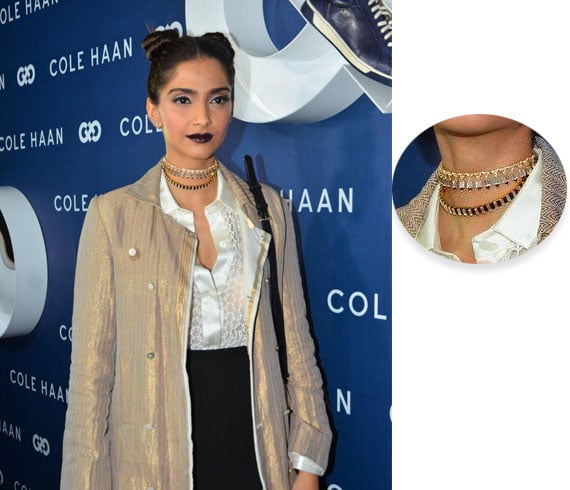 Sonam Kapoor Working The Double Choker