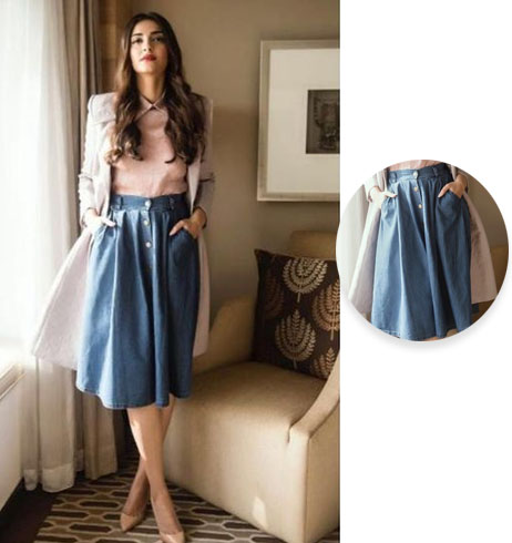 Sonam Kapoor in a Bhane skirt