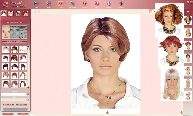 Virtual Hairstyle App For Windows