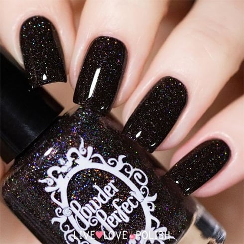 Black Nail Art Designs