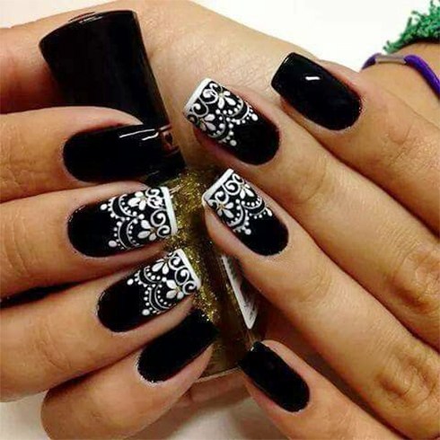 Black Nail Paint