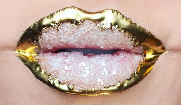 Crystal Lip Art Makeup