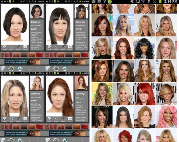 Top 10 Free Apps For The Best Hairstyle Beauty Makeovers