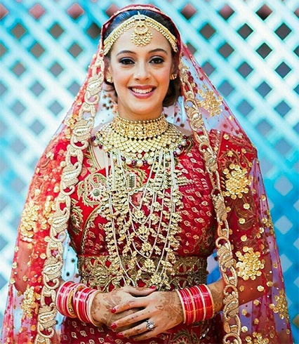 Hazel Keech Wedding Sari