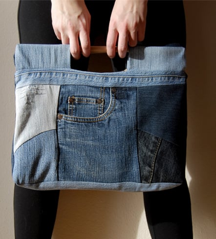 How to make bags from jeans