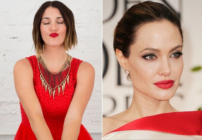 Makeup That Goes With Red Dress