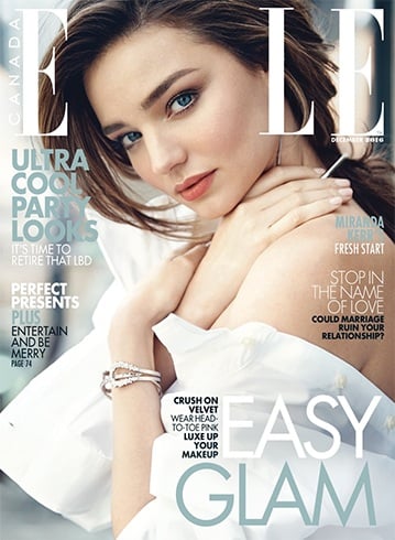 Miranda Kerr On Elle Canada