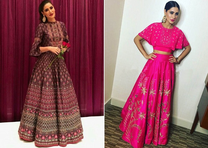 Nargis Fakhri and Anita Dongre