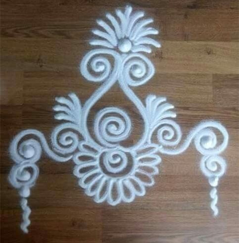 New Year Rangoli Design Images