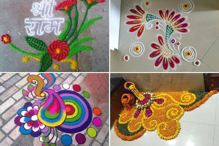 New Year Rangoli Designs