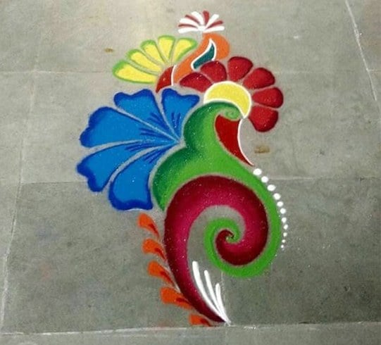 New Year Rangoli Kolangal