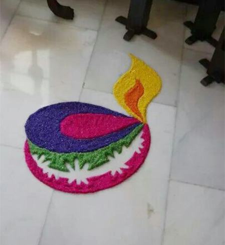 New Year Rangoli Patterns