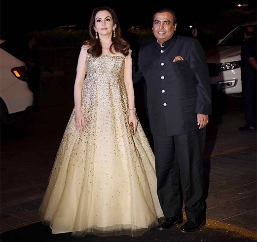 Nita and Mukesh Ambani