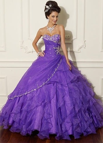 Purple Quinceanera Dress