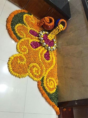 Rangoli Designs For New Year