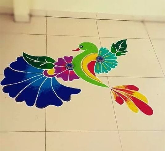 Rangoli Designs For New Year