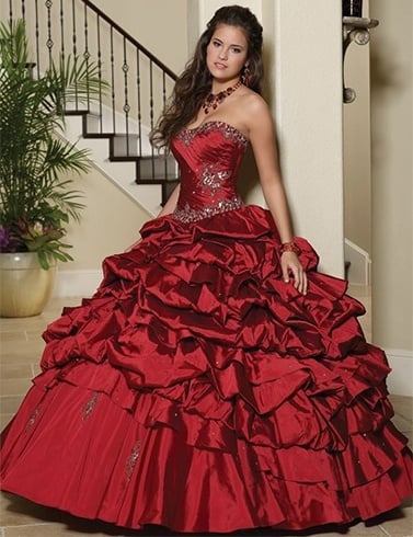 Red Quinceanera Dress