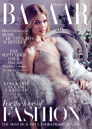 Rosie Huntington Whiteley Magazine Coveres