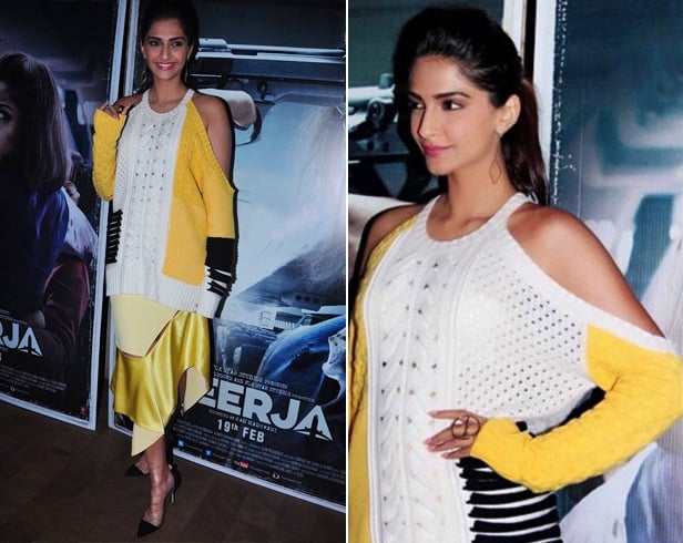 Sonam Kapoor at Neerja Promotions