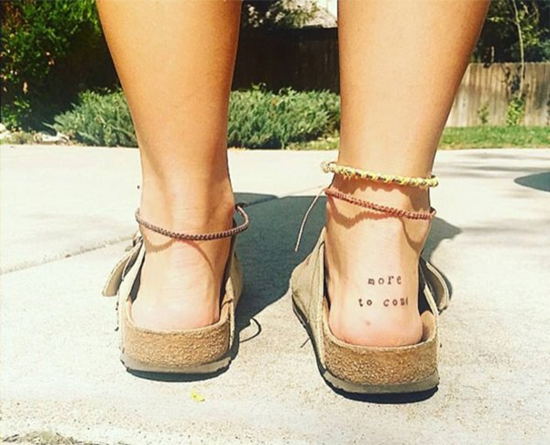 Tattoos For Girls On Foot