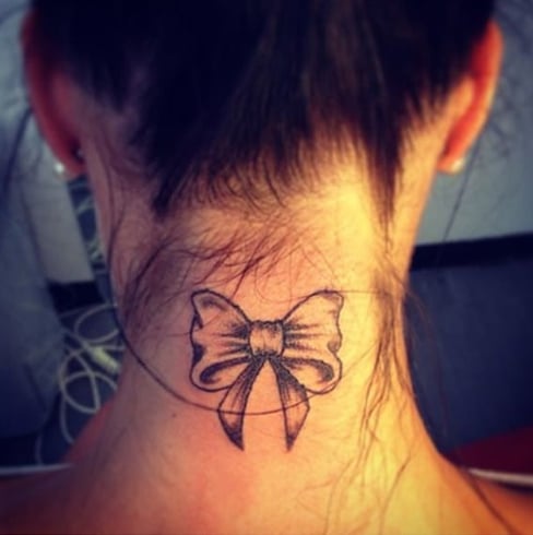 Tattoos For Girls On Neck