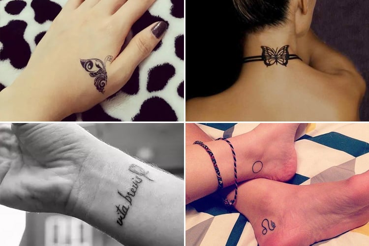 133 Trending Tattoos für Mädchen am Handgelenk, Hand, Schulter und mehr  