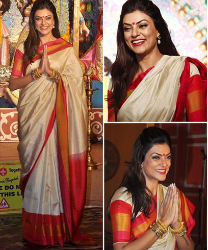 Traditional bengali saree