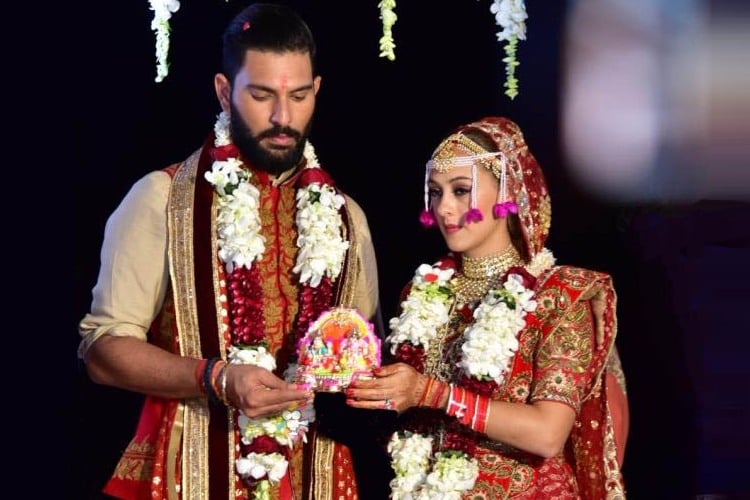 Yuvraj Singh Weds Hazel Keech