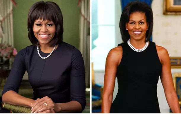 Michelle obama black dress