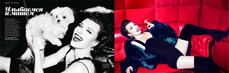 Milla Jovovich style